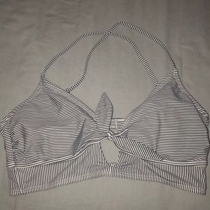 target striped bikini top